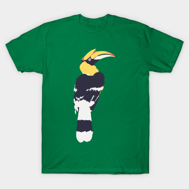 Great Hornbill T-Shirt by stargatedalek